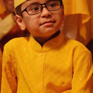 yellow topi for haldi hath
